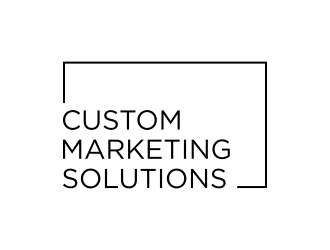 Custom Marketing Solutions logo design by aflah