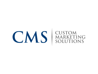 Custom Marketing Solutions logo design by javaz