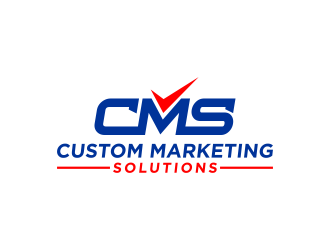 Custom Marketing Solutions logo design by IrvanB
