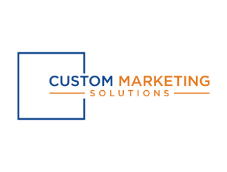 Custom Marketing Solutions logo design by mukleyRx