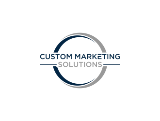 Custom Marketing Solutions logo design by Walv