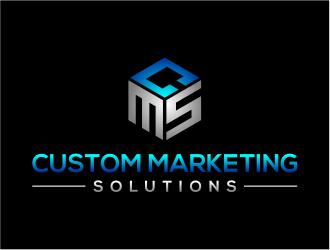 Custom Marketing Solutions logo design by cintoko