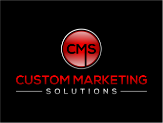 Custom Marketing Solutions logo design by cintoko
