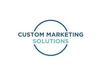 Custom Marketing Solutions logo design by sodimejo