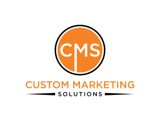 Custom Marketing Solutions logo design by dodihanz