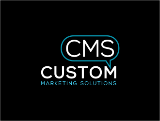 Custom Marketing Solutions logo design by Shabbir