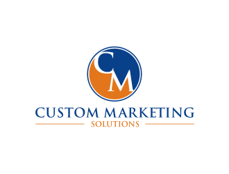 Custom Marketing Solutions logo design by narnia
