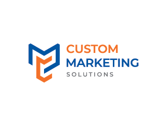 Custom Marketing Solutions logo design by mhala