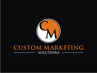 Custom Marketing Solutions logo design by narnia
