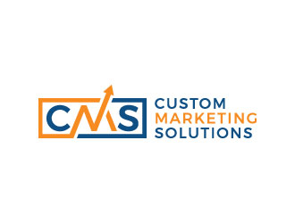 Custom Marketing Solutions logo design by CreativeKiller