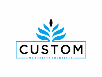 Custom Marketing Solutions logo design by Mahrein