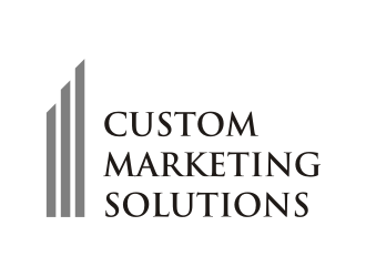 Custom Marketing Solutions logo design by nurul_rizkon