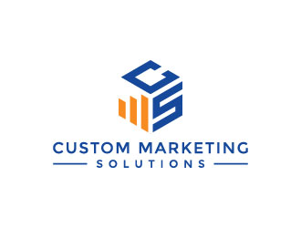 Custom Marketing Solutions logo design by CreativeKiller