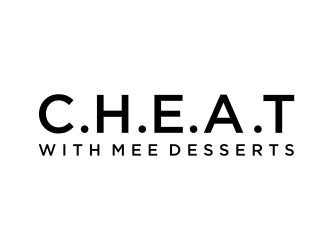 Cheat With Mee Desserts logo design by GassPoll
