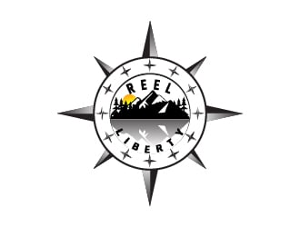 Reel Liberty  logo design by twomindz