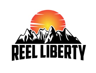 Reel Liberty  logo design by ElonStark
