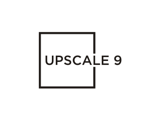 Upscale 9 logo design by blessings