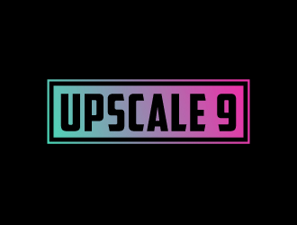 Upscale 9 logo design by gateout