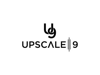 Upscale 9 logo design by RIANW