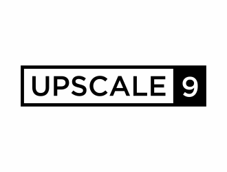 Upscale 9 logo design by hopee