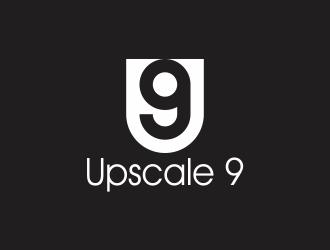 Upscale 9 logo design by rokenrol