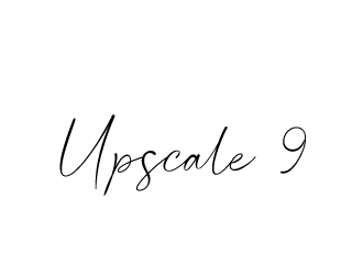 Upscale 9 logo design by ElonStark