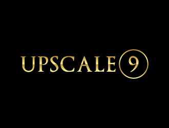 Upscale 9 logo design by aryamaity