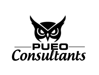 Pueo Consultants logo design by ElonStark