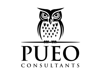 Pueo Consultants logo design by GassPoll