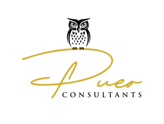 Pueo Consultants logo design by GassPoll