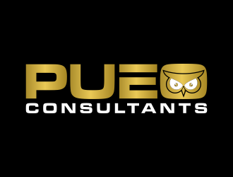 Pueo Consultants logo design by Purwoko21