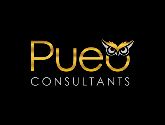 Pueo Consultants logo design by GassPoll