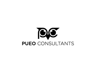 Pueo Consultants logo design by wongndeso