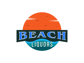Beach Liquors logo design by naldart