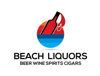 Beach Liquors logo design by creativemind01