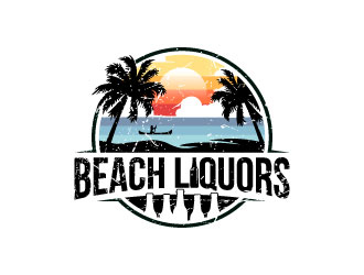 Beach Liquors logo design by bernard ferrer