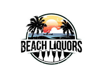 Beach Liquors logo design by bernard ferrer