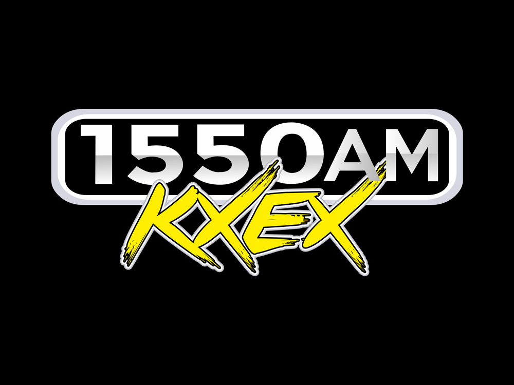 TalkRadio 1550 KXEX logo design by grea8design