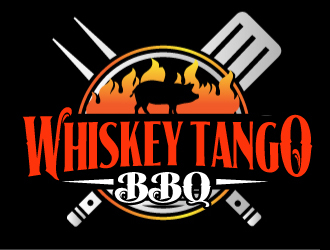 Whiskey Tango BBQ logo design by ElonStark