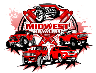 Midwest Krawlers logo design by Suvendu