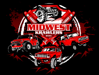 Midwest Krawlers logo design by Suvendu