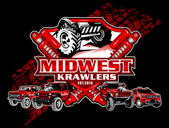 Midwest Krawlers logo design by DreamLogoDesign