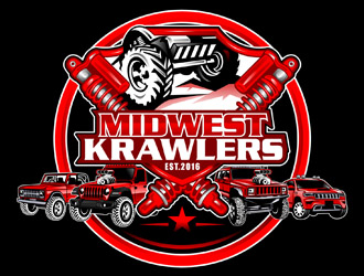 Midwest Krawlers logo design by DreamLogoDesign