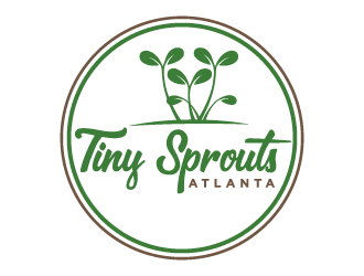 Tiny Sprouts Atlanta logo design by cybil