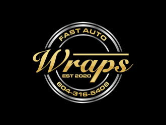 Fast Auto Wraps logo design by Humhum