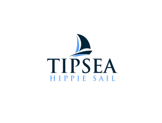 Tipsea Hippie Sail logo design by ElonStark