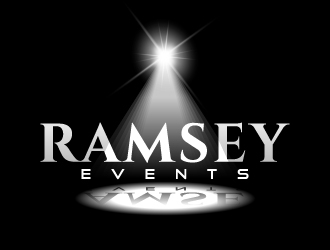 RAMSEY EVENTS  logo design by jaize