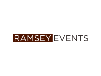 RAMSEY EVENTS  logo design by MUNAROH