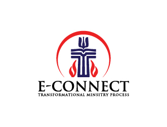 e-Connect Transformational Minsitry Process logo design by Creativeminds
