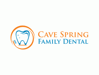 Cave Spring Family Dental logo design by Bananalicious